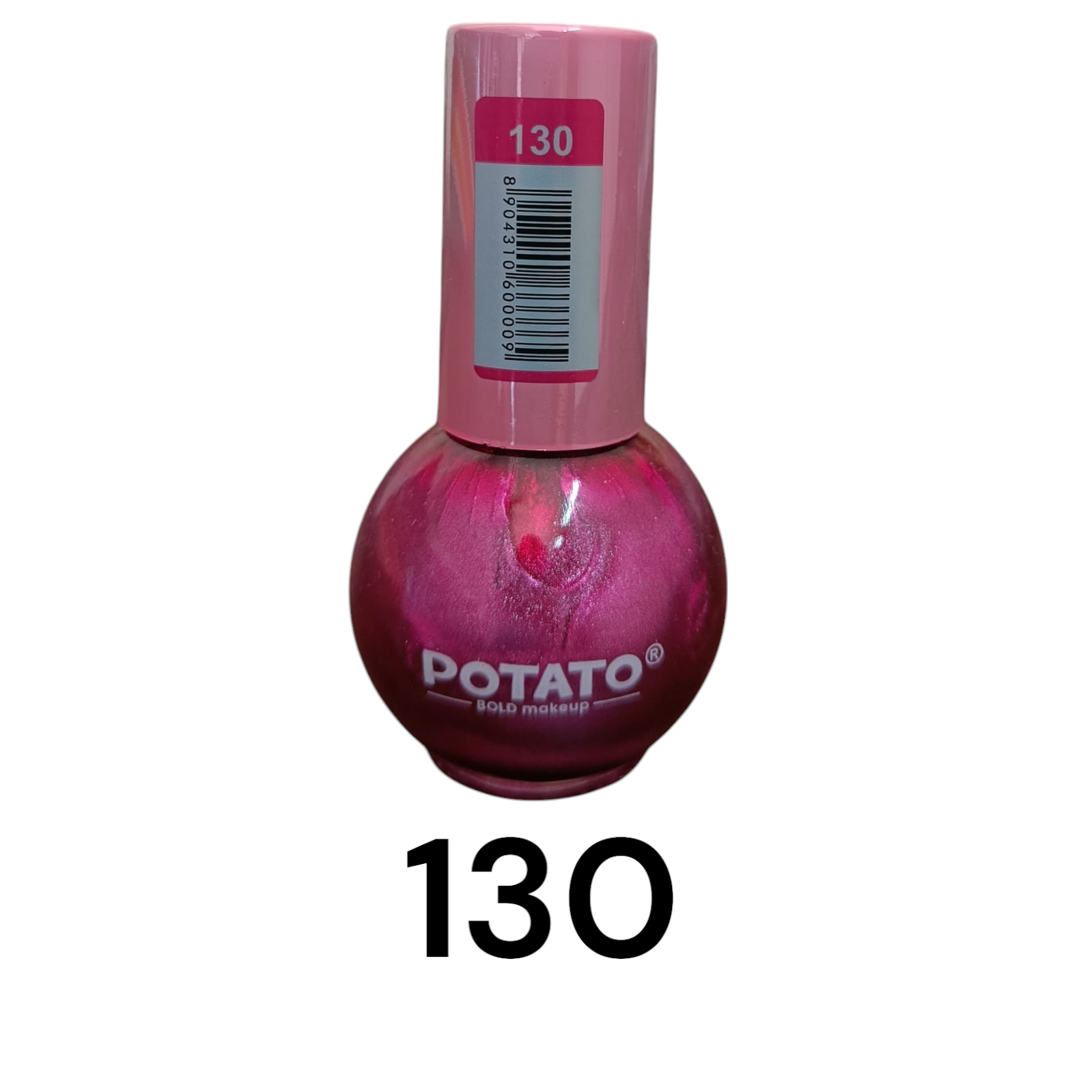 POTATO® Nail Polish  (Metallic Ruby)