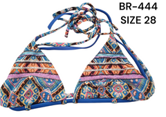 Boho Chic Tribal Print Bikini Top – BR-444 (Size 28)