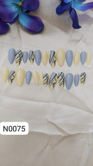 Geometric Elegance Press-On Nail Set - N0075