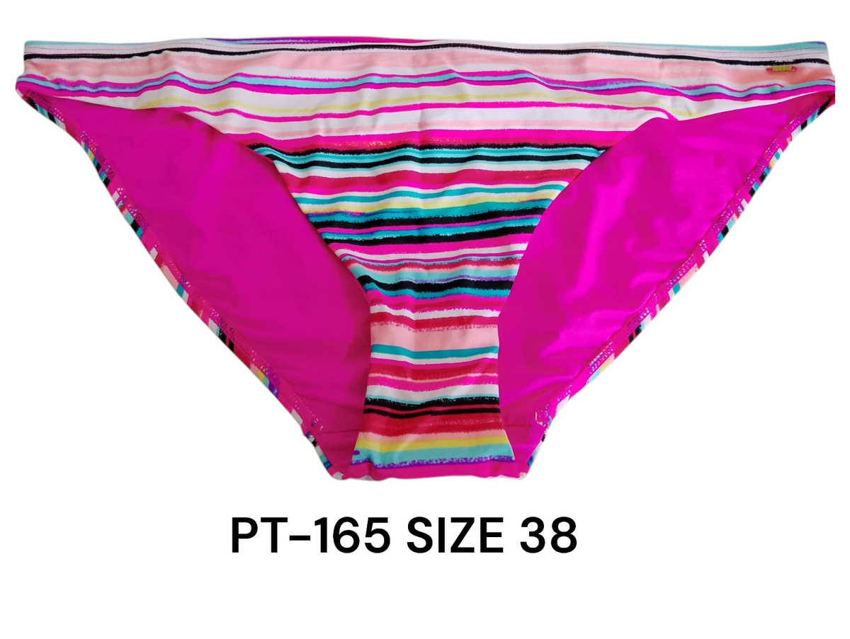 Vibrant Striped Bikini Bottom – PT-165